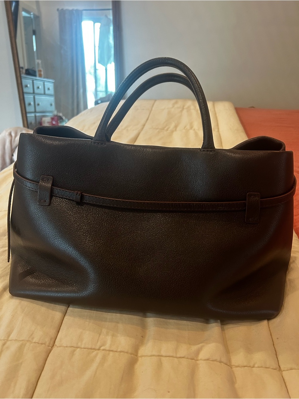 Manu Atelier Le Cambon 35 Satchel in Deep Brown - Picture 7 of 14